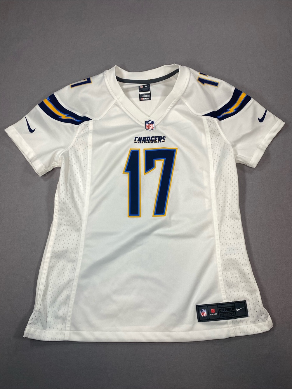 Nike White Los Angeles Chargers #17 Women's Jersey
